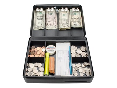 BARSKA Standard Cash Box, Black (CB13052)