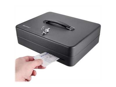 BARSKA Standard Cash Box, Black (CB13052)