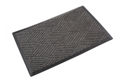 Crown Super-Soaker Diamond Wiper/Scraper Floor Mat, 36 x 60, Slate (CWNS1R035ST)