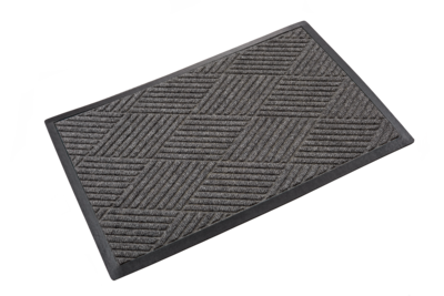 Crown Super-Soaker Diamond Wiper/Scraper Floor Mat, 36" x 60", Slate (CWNS1R035ST)