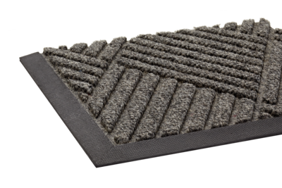 Crown Super-Soaker Diamond Wiper/Scraper Floor Mat, 36" x 60", Slate (CWNS1R035ST)
