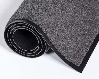 Crown Rely-On Olefin Wiper Floor Mat 36" x 60", Charcoal (CWNGS0035CH)