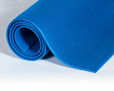 Crown Comfort-King Anti-Fatigue floor Mat, 24" x 36", Royal Blue (CWNCK0023BL)