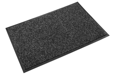 Crown Cross-Over Wiper/Scraper Floor Mat, 36" x 60", Gray (CWNCS0035GY)