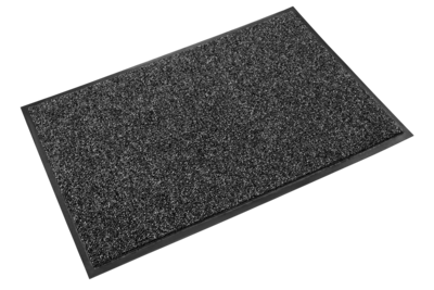 Crown Cross-Over Wiper/Scraper Floor Mat, 36 x 60, Gray (CWNCS0035GY)