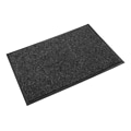 Crown Cross-Over Wiper/Scraper Floor Mat, 36 x 60, Gray (CWNCS0035GY)