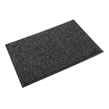 Crown Cross-Over Wiper/Scraper Floor Mat, 36 x 60, Gray (CWNCS0035GY)