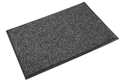 Crown Cross-Over Wiper/Scraper Floor Mat, 48 x 72, Gray (CWNCS0046GY)