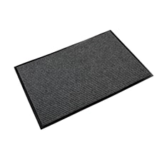 Crown Needle-Rib Wiper/Scraper Floor Mat 36 x 60 Gray (CWNNR0035GY)