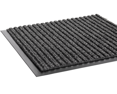 Crown Needle-Rib Wiper/Scraper Floor Mat 36" x 60" Gray (CWNNR0035GY)