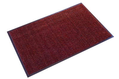 Crown Dust-Star Microfiber Wiper Floor Mat, 36 x 60, Red (CWNDS0035RD)