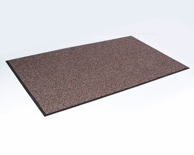 Crown Classic-Berber Wiper Indoor Floor Mat, 36 x 120, Brown (CWNCB0310BR)