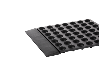 Crown Yoga-Flex Heavy-Duty Anti-Fatigue Mat, 24 x 36, Black (CWNYF0023BK)