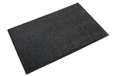 Crown Dust-Star Microfiber Wiper Floor Mat, 36 x 60, Charcoal (CWNDS0035CH)