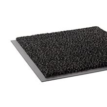 Crown Dust-Star Microfiber Wiper Floor Mat, 36 x 60, Charcoal (CWNDS0035CH)