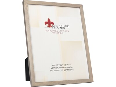 Lawrence Frames Gallery Wood Picture Frame, Light Gray (756181)