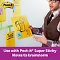 Post-it® Super Sticky Notes, 11" x 11", Bright Yellow, 30 Sheets/Pad, 1 Pad/Pack (BN11)
