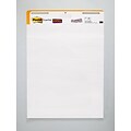 Post-it® Super Sticky Easel Pad, Short Backcard Format, 25 x 30, White, 30 Sheets/Pad, 2 Pads (559 STB)