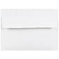 JAM Paper Gummed A2 Invitation Envelopes, 5 3/4" x 4 3/8", White, 100/Pack (MOOP6250LDIC)
