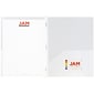 JAM Paper POP 2-Pocket Plastic Folders with Metal Prongs Fastener Clasps, Clear, 96/Pack (382ECcldb)