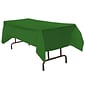 JAM Paper Solid Color 108" x 54" Plastic Table Cover, Green (291429697)