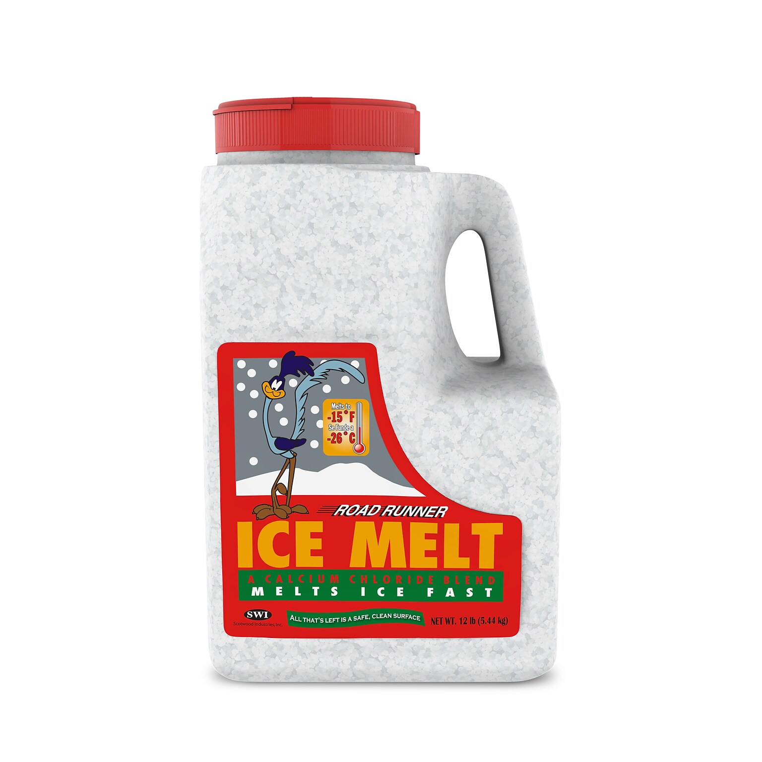 Scotwood Industries Road Runner Ice Melt, 12 lb. Jug, 4/Case (SWO12JRR)