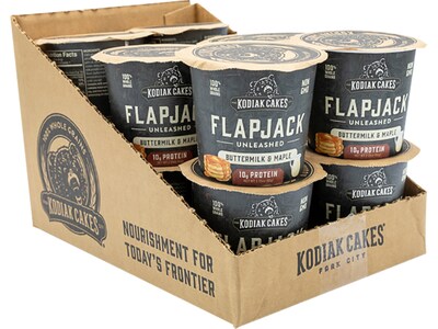 Kodiak Cakes Buttermilk & Maple Flapjack Power Cup, 2.15 oz., 12/Carton (01196)