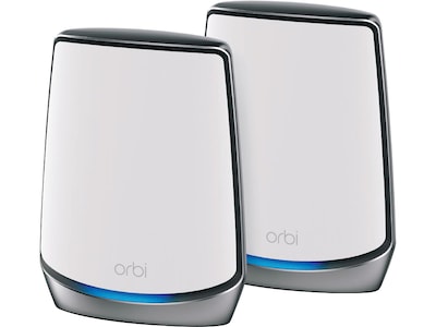 NETGEAR Orbi Ultra-Performance AX Tri Band Mesh WiFi 6 System, White (RBK852-100NAS)