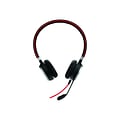 Jabra Evolve 40 Noise Canceling Stereo Headset, USB-C, UC Certified, Black (6399-829-289)