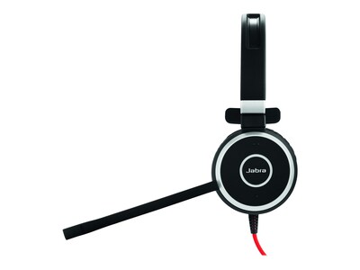 Jabra Evolve 40 UC Stereo Noise Canceling Headset, Over-the-Head, Black (6399-829-289)