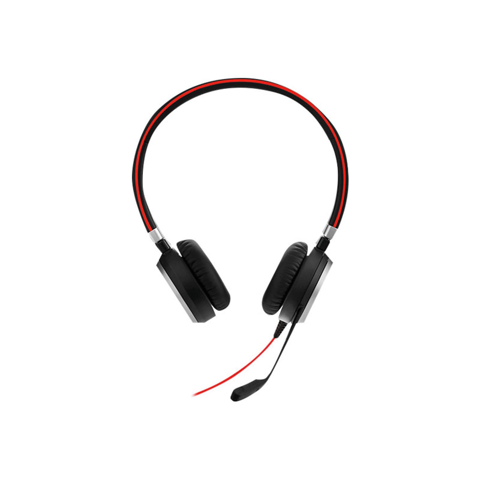 Jabra Evolve 40 USB-C Noise Canceling Stereo Phone & Computer Headset, MS Certified, Black (6399-823-189)