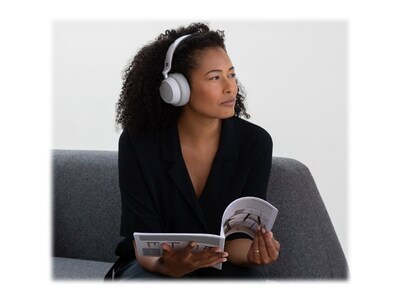 Microsoft Surface Headphones Wireless Noise Canceling Stereo Ear Cushion, Over-the-Head, Light Gray (GUW-00001)