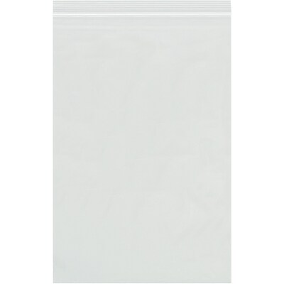15 x 20 Reclosable Poly Bags, 2 Mil, Clear, 500/Carton (PB4401)