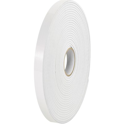 Tape Logic® Removable Double Sided Foam Tape, 1/16, 3/4 x 36 yds., White, 2/Case (T9545902PK)