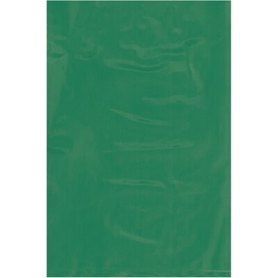 6 x 9 Layflat Poly Bags, 2 Mil, Green, 1000/Carton (PB440G)