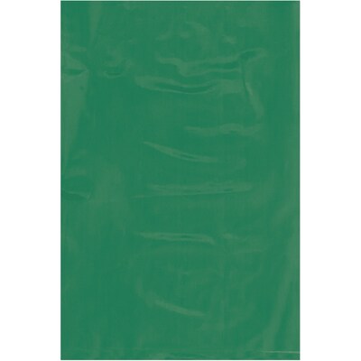 6" x 9" Layflat Poly Bags, 2 Mil, Green, 1000/Carton (PB440G)