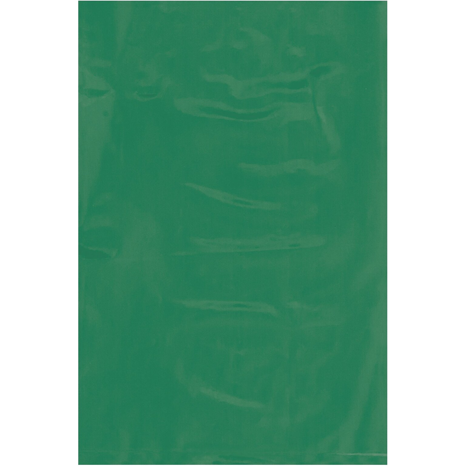 6 x 9 Layflat Poly Bags, 2 Mil, Green, 1000/Carton (PB440G)