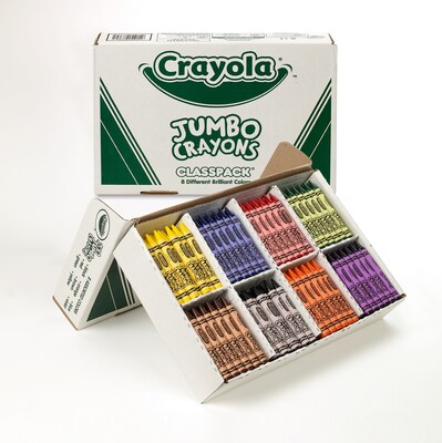 Crayola Classpack Jumbo Crayons, 200/Box (52-8389)