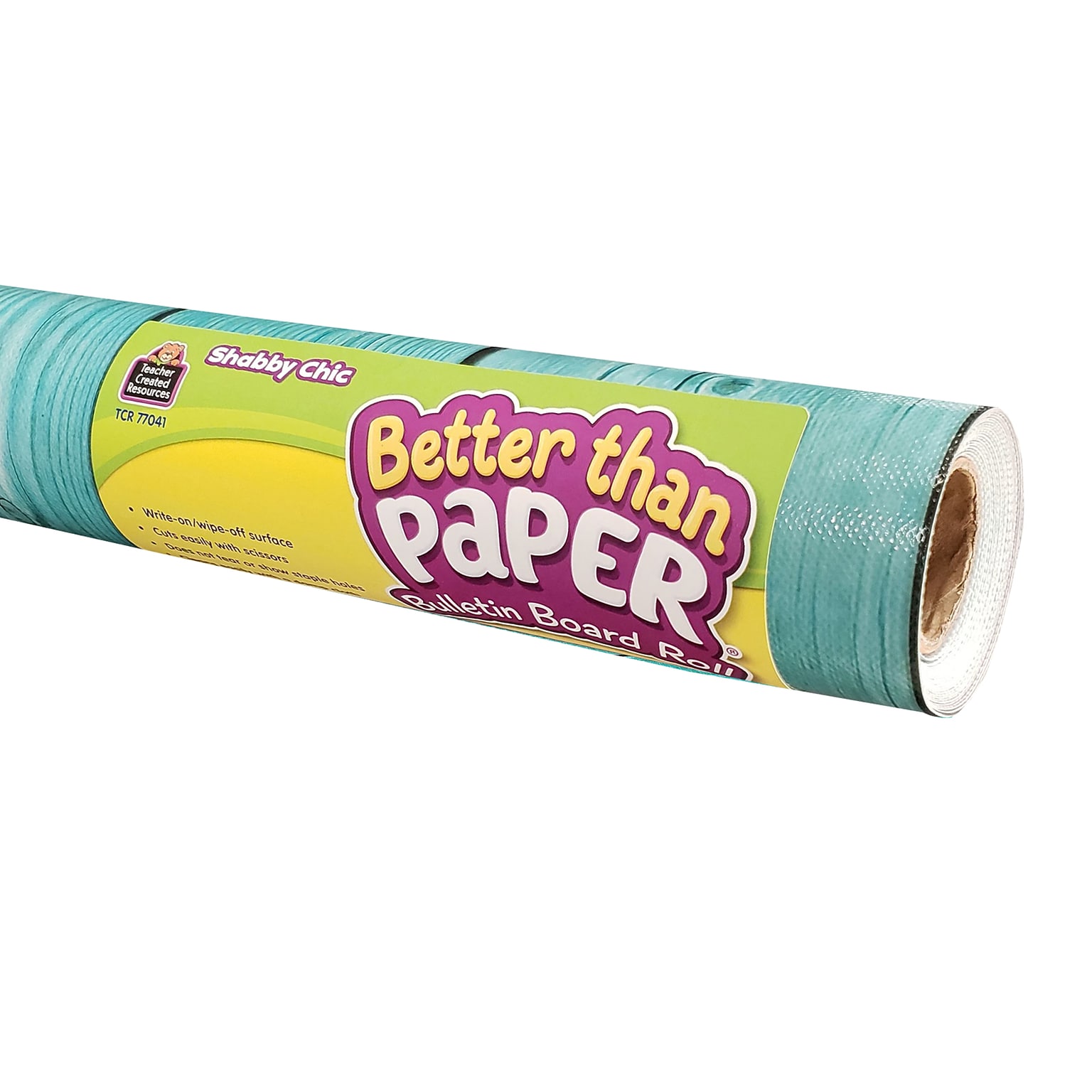 Teacher Created Resources Better Than Paper 144 x 48 Bulletin Board Roll, Shabby Chic, 4/Carton (TCR32349)
