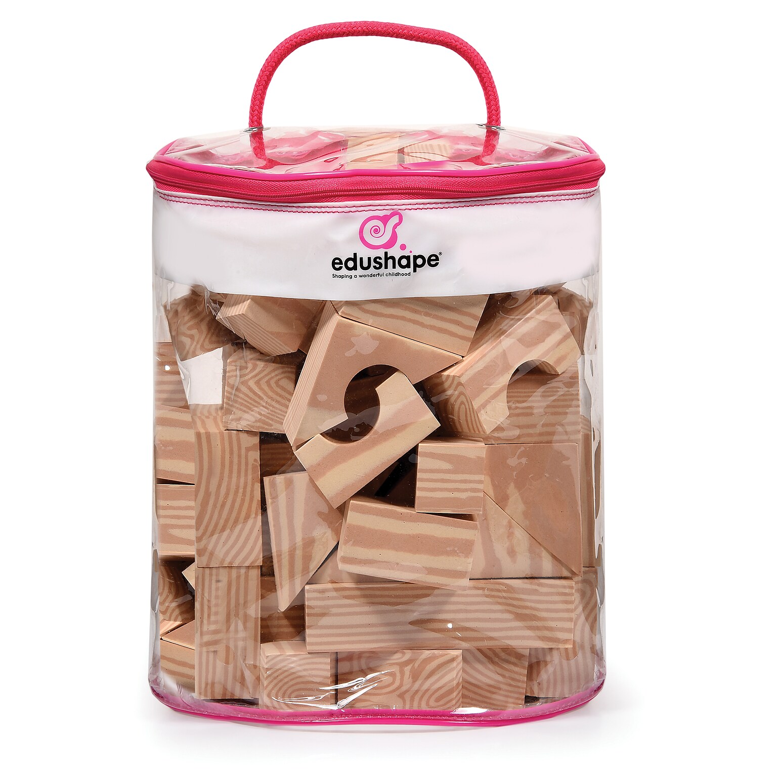 Edushape Soft Woodlike Blocks, 30-Piece Bag (EDS716070)