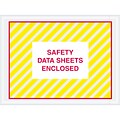 Tape Logic® SDS Envelopes, Safety Data Sheets Enclosed, 4 1/2 x 6, Printed Clear, 1000/Case (PL498)