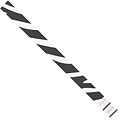 Tyvek® Wristbands, 3/4 x 10, White Zebra Stripe, 500/Case (WR108WH)