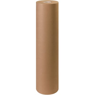 Partners Brand Virgin Kraft Paper Rolls, 30#, 36" x 1200', Kraft, 1/Roll  (KP3630V)