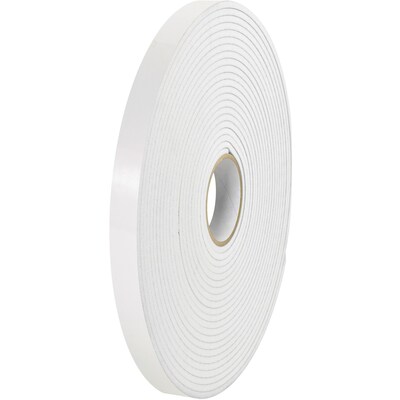 Tape Logic® Removable Double Sided Foam Tape, 1/32 Thick, 3/4 x 72 yds., White, 16/Case (T9545900)