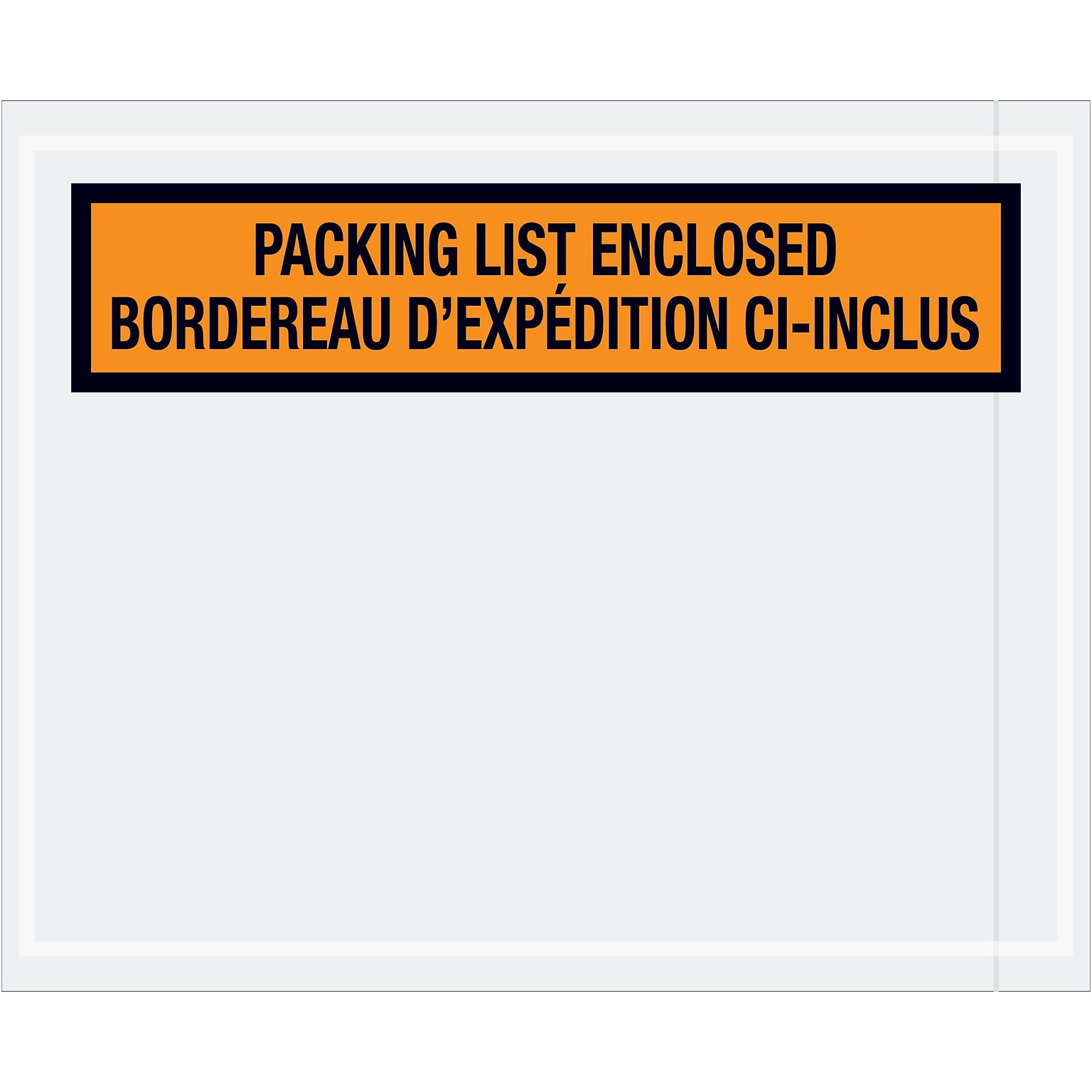 Tape Logic® Bilingual Packing List Envelopes, 4 1/2 x 5 1/2, Orange, 1000/Case (PL501)