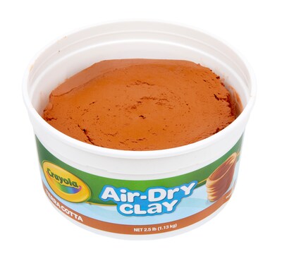 Crayola Air-Dry Clay, Terra Cotta, 2.5 lb. (575064)