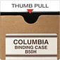 Globe-Weis Columbia Heavy Duty 3 2-Ring Binding Case, D-Ring, Brown (B50H)