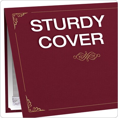Oxford Certificate Holders, 8.88" x 11.25", Burgundy, 5/Pack (29900585BGD)