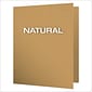 Earthwise by Oxford 2-Pocket Portfolio Folders, Natural, 25/Box (OXF 78542)