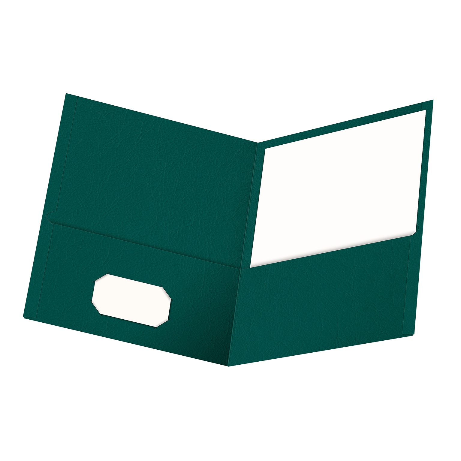 Oxford Twin Portfolio Folders, Teal, 25/Box (OXF 57555)